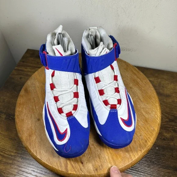Nike Air Griffey Max 1 USA White Blue Red Basketball Shoes Size 7 DX3723-100